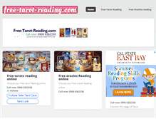 Tablet Screenshot of free-tarot-reading.com